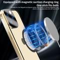 iPhone 15 Pro Max - cover i dobbeltsidet HD-hærdet glas, kompatibelt med MagSafe - blå