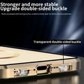iPhone 15 Pro Max - cover i dobbeltsidet HD-hærdet glas, kompatibelt med MagSafe - guld