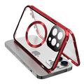 iPhone 15 Pro Max - cover i dobbeltsidet HD-hærdet glas, kompatibelt med MagSafe