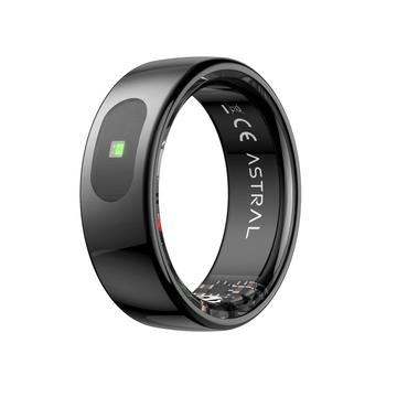 Forever Astral SR-100 Smart Ring - Størrelse: 8/18.3mm - Sort