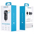 Forever CC-06 Hurtig Biloplader - USB-C, 20W - Sort