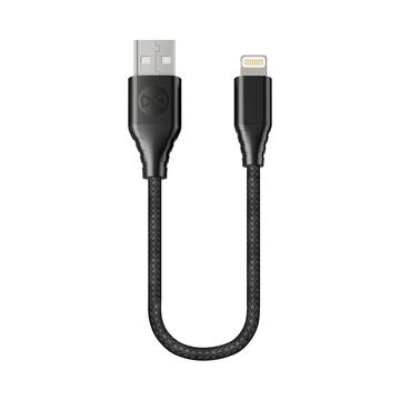 Forever Core USB-A til Lightning-kabel - 0,2 m - sort