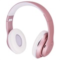 Forever Music Soul BHS-300 Bluetooth Hovedtelefoner med Mikrofon - Pink