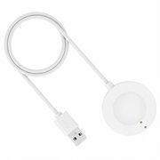 Fossil Gen 6/Gen5/Gen4 - USB magnetisk oplader - 1m - Hvid