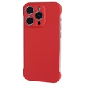 iPhone 13 Pro Plastik Cover Uden Sider - Rød