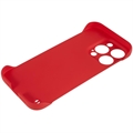 iPhone 13 Pro Plastik Cover Uden Sider - Rød
