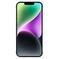 iPhone 14 Plastik Cover Uden Sider - Lyse Cyan
