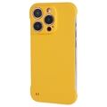 iPhone 14 Pro Max Plastik Cover Uden Sider - Gul