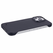iPhone 16 Pro Max Plastik Cover Uden Sider - Sort