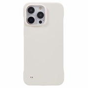 iPhone 16 Pro Max Plastik Cover Uden Sider - Hvid