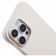 iPhone 16 Pro Max Plastik Cover Uden Sider - Hvid