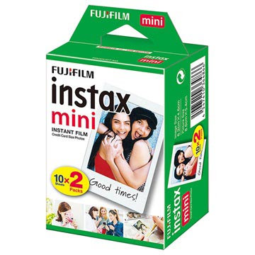 Fujifilm Instax Mini Øjeblikkelig Film - 10 x 2 Stk. - Hvid
