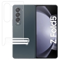 Samsung Galaxy Z Fold5 Fuldt Dække TPU Bagside Beskyttelsesfilm - Gennemsigtig