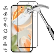 Google Pixel 11 Pro XL Skærmbeskyttelse Hærdet Glas - Full Fit - 9H - Sort kant