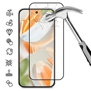 Honor X80i Skærmbeskyttelse Hærdet Glas - Full Fit - 9H - Sort kant