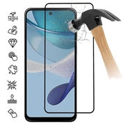 Motorola Moto G53 Skærmbeskyttelse Hærdet Glas - Full Fit - Sort Kant