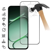 OnePlus N6 Skærmbeskyttelse Hærdet Glas - Full Fit - 9H - Sort kant