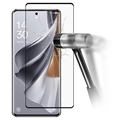 Oppo Reno10 Full Cover Skærmbeskyttelse Hærdet Glas - 9H - Sort Kant