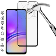 Samsung Galaxy A06 Skærmbeskyttelse Hærdet Glas - 9H - Full Fit - Sort Kant