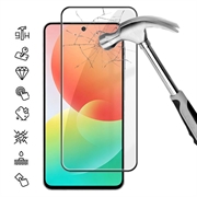 Samsung Galaxy M47 Skærmbeskyttelse Hærdet Glas - Full Fit - 9H - Sort kant