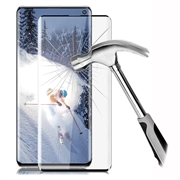Samsung Galaxy S10 Full Cover Skærmbeskyttelse Hærdet Glas - 9H - Sort Kant