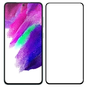 Samsung Galaxy S22 5G/S23 5G Full Cover Skærmbeskyttelse Hærdet Glas - 9H - Sort Kant