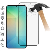 Samsung Galaxy S25 Skærmbeskyttelse Hærdet Glas - 9H - Full Fit - Sort Kant