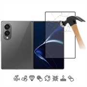 Samsung Galaxy Z Fold8 Skærmbeskyttelse Hærdet Glas - Full Fit - 9H - Sort kant