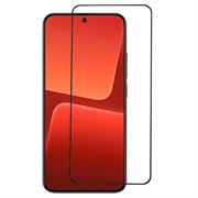 Xiaomi 13T/13T Pro Full Cover Skærmbeskyttelse Hærdet Glas - 9H - Case Friendly - Sort Kant