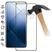 Xiaomi 14 Pro Skærmbeskyttelse Hærdet Glas - 9H - Full Fit - Sort Kant