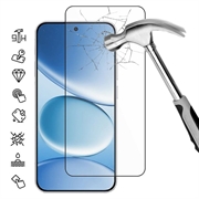 Xiaomi Poco M8/Redmi Note 15 5G Skærmbeskyttelse Hærdet Glas - Full Fit - 9H - Sort kant