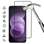 Xiaomi Redmi Note 17 Pro Max Skærmbeskyttelse Hærdet Glas - Full Fit - 9H - Sort kant