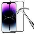 Full Cover iPhone 14 Pro Hærdet Glas Skærmbeskyttelse - 18D