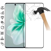 vivo S18/S18 Pro Skærmbeskyttelse Hærdet Glas - 9H - Full Fit - Sort Kant