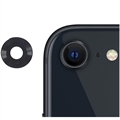 iPhone SE (2022)/SE (2020) Kamera Linse Metal & Skærmbeskyttelse Hærdet Glas