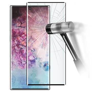 Samsung Galaxy Note10+ Full Coverage Skærmbeskyttelse Hærdet Glas - Sort