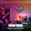 G01 Smart sekskantede RGB LED-vægpaneler med styring via Tuya- og Smart Life-appen - 15 stk.