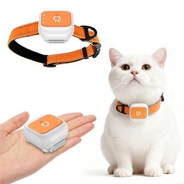 G01 Vandtæt smart GPS-tracker til kæledyr med 4G/WiFi – S – Orange