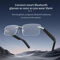 G06-T Trådløse musikbriller / Bluetooth 5.3 Smart Glasses med mikrofon/højttaler