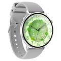 G34 1,32" AMOLED Smartwatch med Bluetooth-opkald, sundhedsovervågning og fitness-tracking - grå