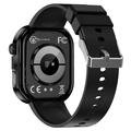 GE52 Smart Watch med pulsmåler - Silikonerem - Sort