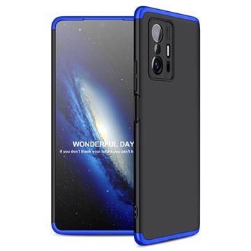 GKK Aftageligt Xiaomi 11T/11T Pro Cover - Blå / Sort