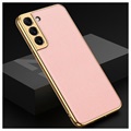 GKK Electroplated Samsung Galaxy S22+ 5G Hybrid Cover - Pink