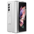 GKK Magnetic Fold Samsung Galaxy Z Fold3 5G Hybrid Cover - Sølv
