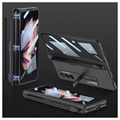 GKK Magnetic Fold Samsung Galaxy Z Fold3 5G Hybrid Cover med Pen Slot - Sort