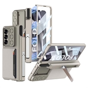 Samsung Galaxy Z Fold6 GKK Magnetisk Hybrid Cover m. Kortholder, Kamera Slider