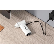 GOOLOO F3 elektrisk luftblæser - hvid