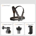 GP-032 Magnetisk hurtigudløser-brystremssæt til actionkamera