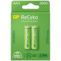 GP ReCyko 2700 Genopladelige AA-batterier 2600mAh