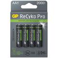 GP ReCyko Pro PhotoFlash Genopladelige AA-batterier 2000mAh - 4 stk.